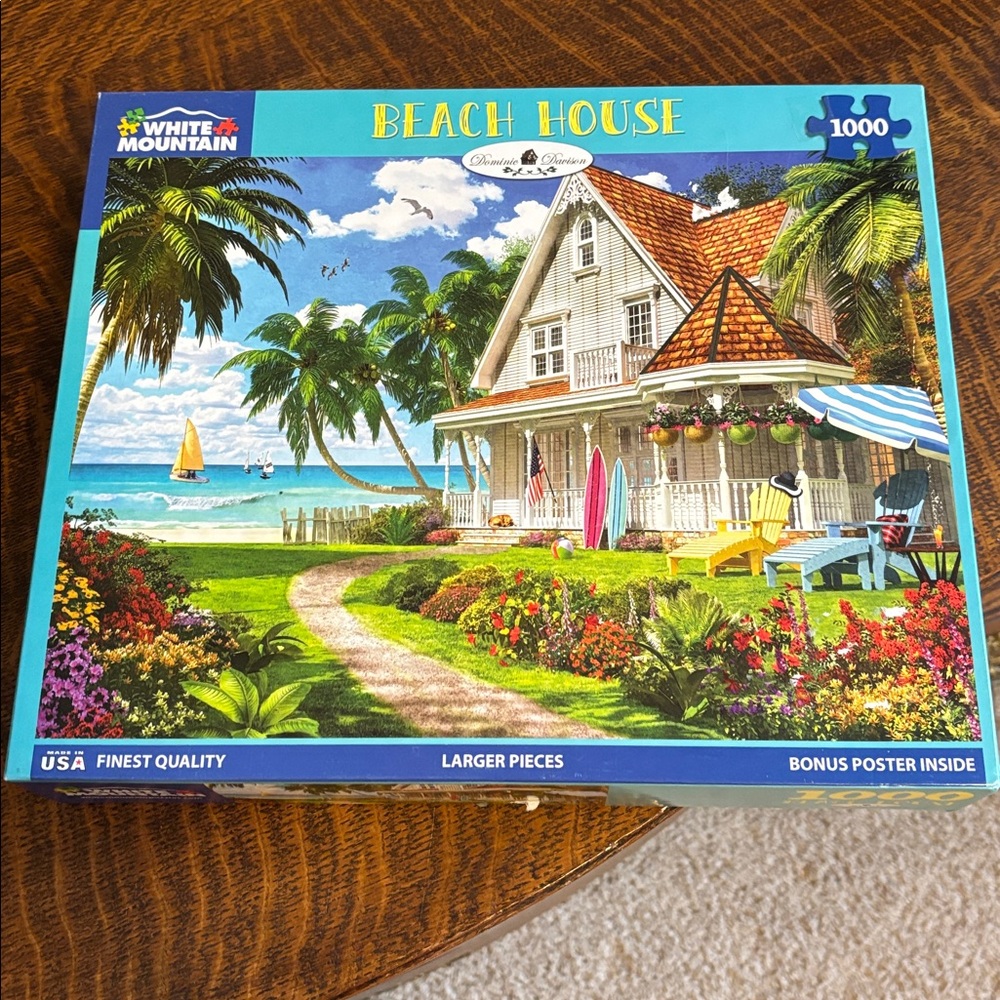 White Mountain “Beach House” 1000 piece puzzle
